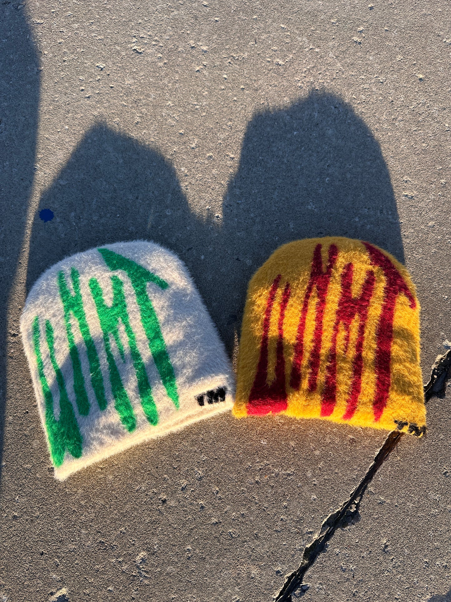 Mohair “UNMT” Beanie - Cosmic White - UN-MOTIVATED