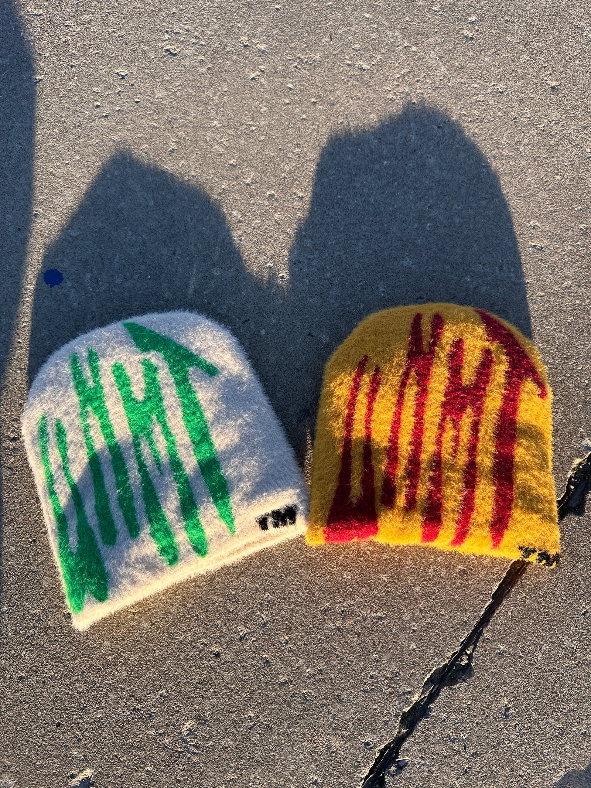 Mohair “UNMT” Beanie - Mustard - UN-MOTIVATED
