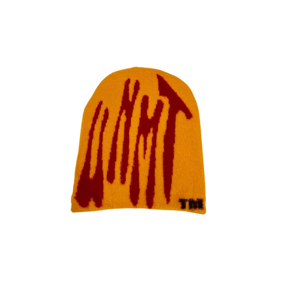 Mohair “UNMT” Beanie - Mustard