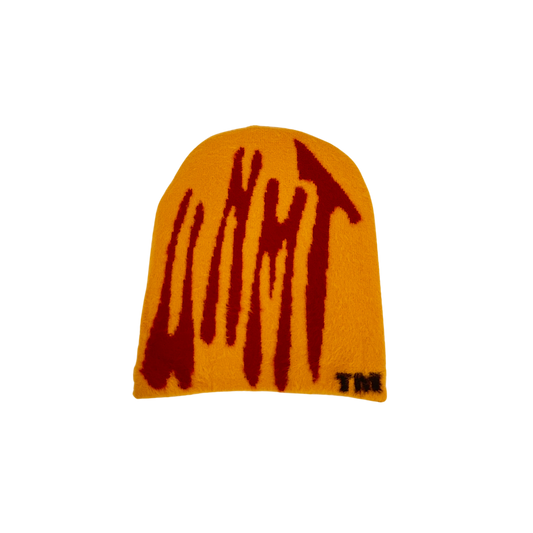 Mohair “UNMT” Beanie - Mustard
